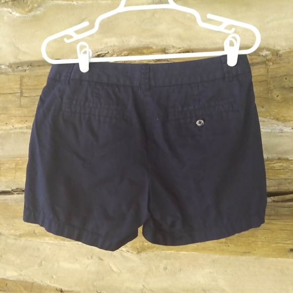 J. Crew Factory Navy Chino Shorts Size 4 - Picture 2 of 4